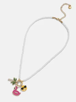 Vacation Mode Kids’ Charm Necklace - Palm Tree