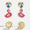 Vacation Mode Kids’ Earring Set - Sun