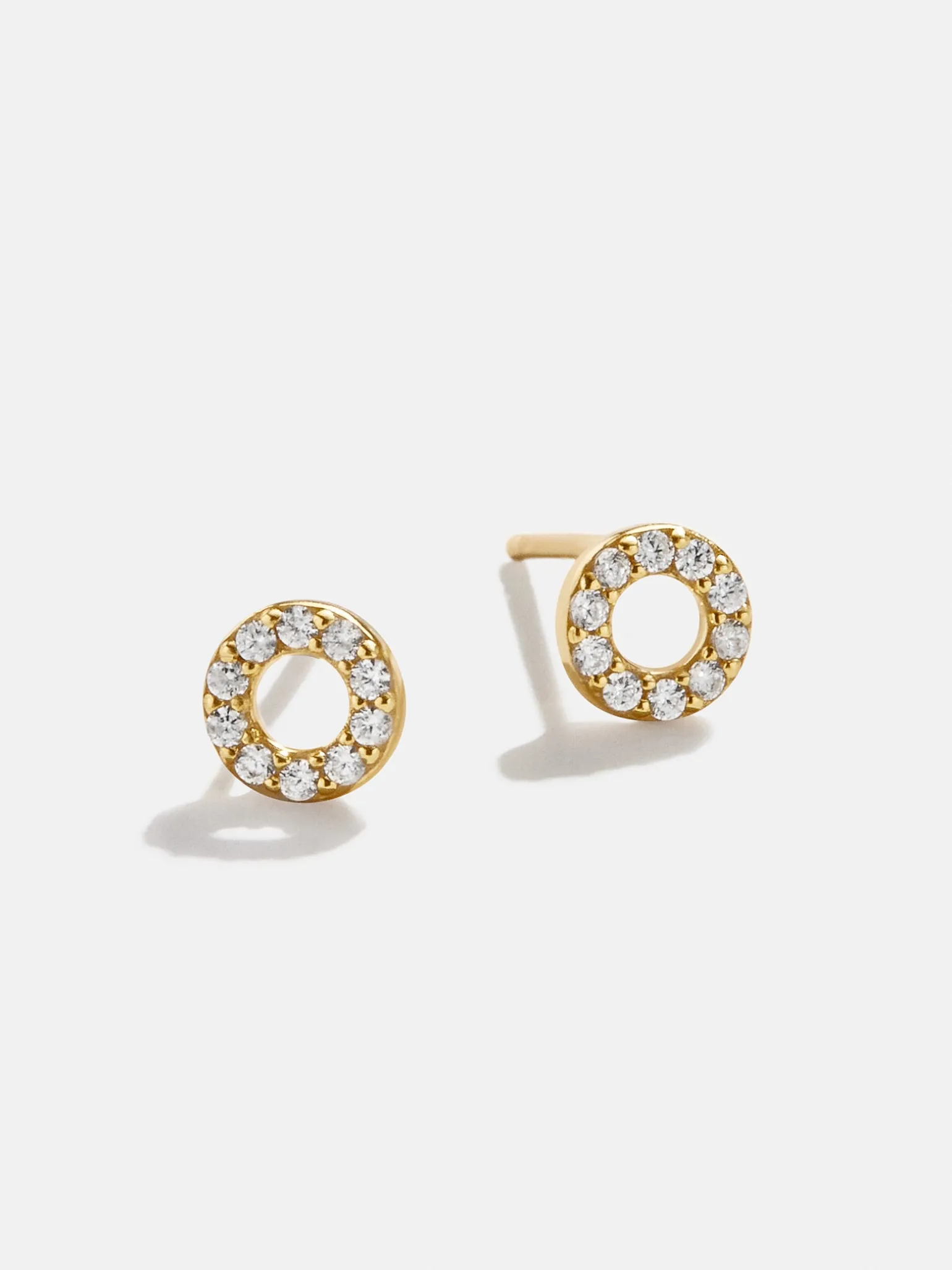 Valeria 18K Gold Vermeil Earrings - Gold/Pavé