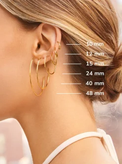 Verbena 18K Gold Vermeil Earrings - 48MM