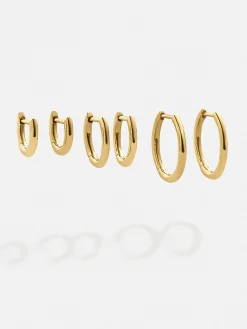 Verbena 18K Gold Vermeil Earring Set - 18K Gold Vermeil