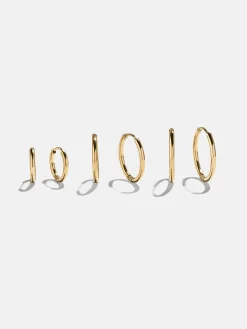 Verbena Waterproof Earring Set - Gold