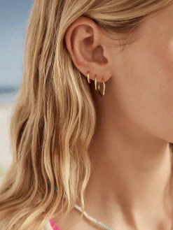 Verbena Waterproof Earring Set - Gold