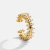 Victoria 18K Gold Vermeil Ear Cuff - Gold/Pavé