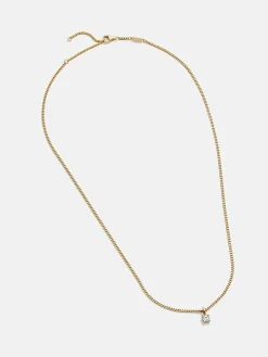 Victoria 18K Gold Vermeil Necklace - Gold/Pavé