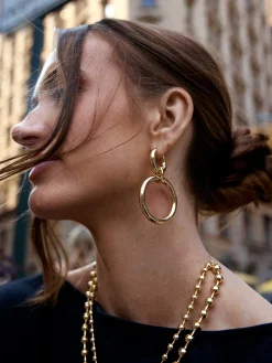 Viviana Hoop Earrings - Gold