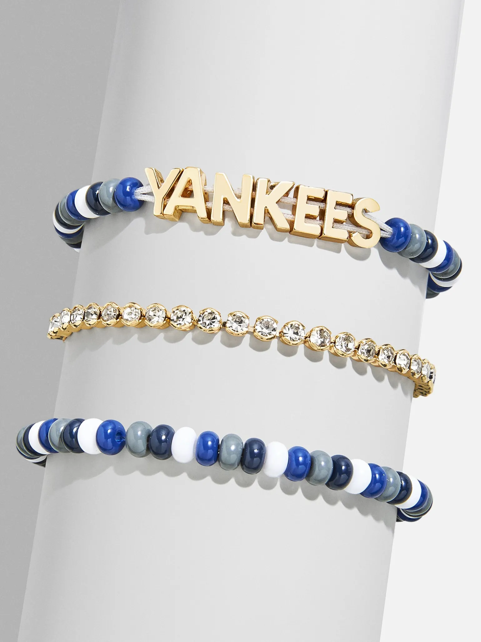 WEAR By Erin Andrews x BaubleBar New York Yankees Bracelet Set - New York Yankees
