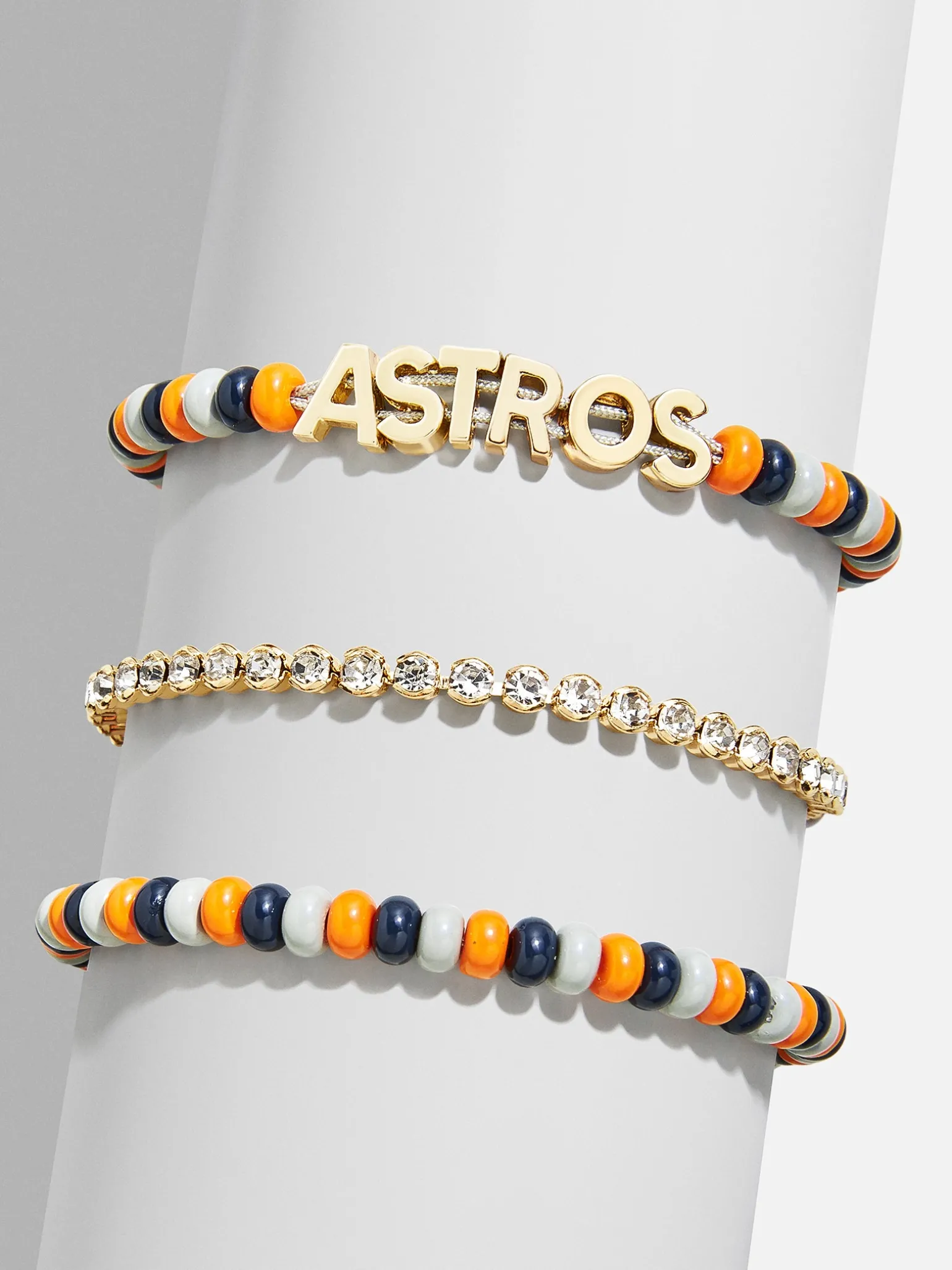 WEAR By Erin Andrews x BaubleBar Houston Astros Bracelet Set - Houston Astros