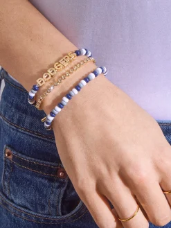 WEAR By Erin Andrews x BaubleBar Los Angeles Dodgers Bracelet Set - Los Angeles Dodgers
