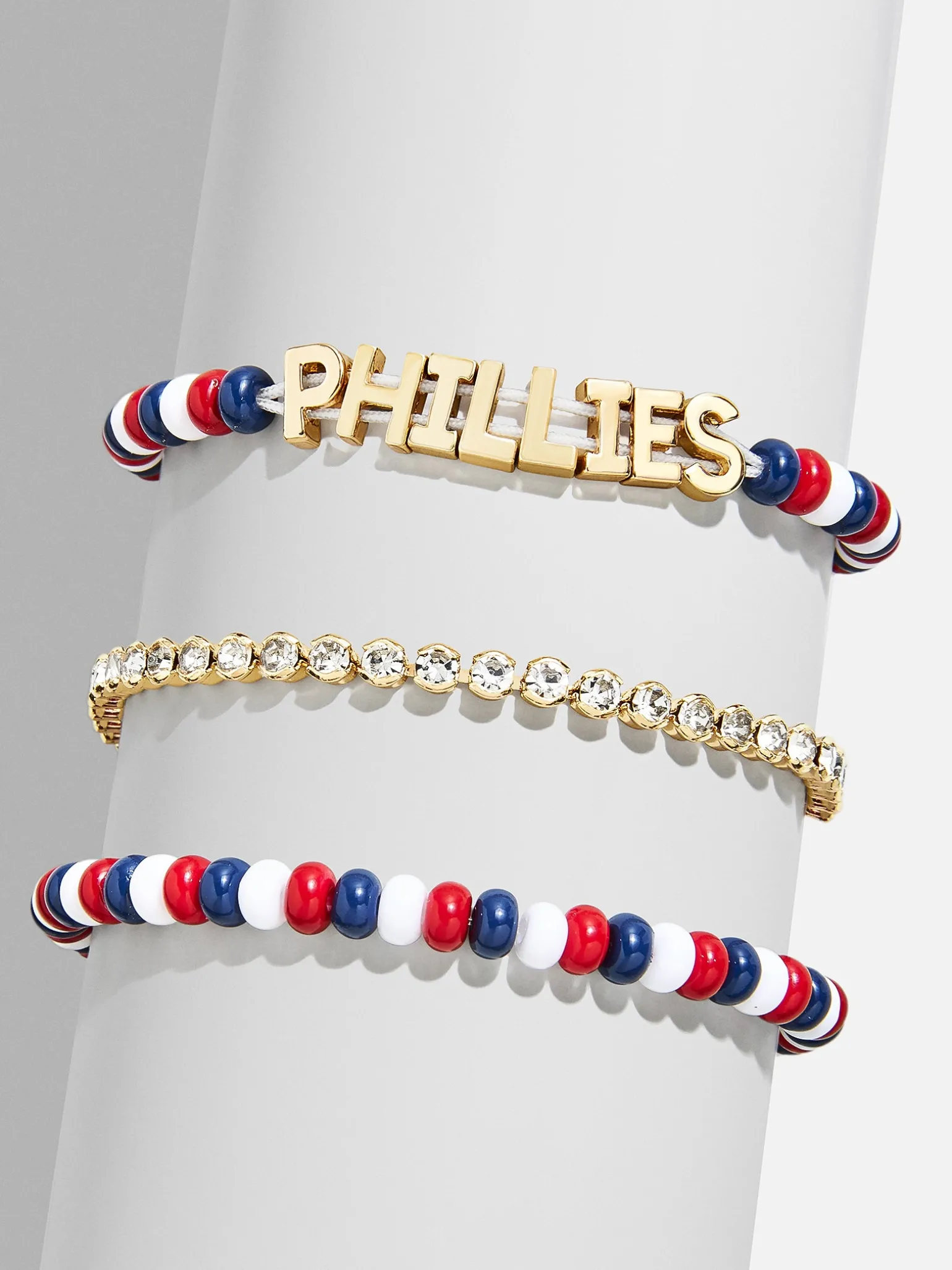 WEAR By Erin Andrews x BaubleBar Philadelphia Phillies Bracelet Set - Philadelphia Phillies