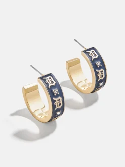 WEAR By Erin Andrews X BaubleBar Detroit Tigers Enamel Hoop Earrings - Detroit Tigers