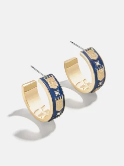 WEAR By Erin Andrews X BaubleBar Kansas City Royals Enamel Hoop Earrings - Kansas City Royals
