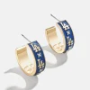 WEAR By Erin Andrews x BaubleBar Los Angeles Dodgers Enamel Hoop Earrings - Los Angeles Dodgers