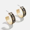 WEAR By Erin Andrews X BaubleBar San Francisco Giants Enamel Hoop Earrings - San Francisco Giants