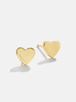 Whole Lotta Heart 18K Gold Vermeil Kids' Earrings - Heart
