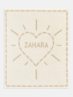Wild At Heart Kids' Custom Blanket - Beige/Tan