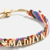 Woven Custom Friendship Bracelet - Multi Stripe