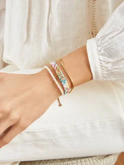 Woven Custom Friendship Bracelet - Multi Criss Cross