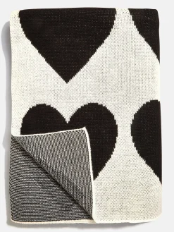 Wrapped in Love Custom Blanket - White/Black