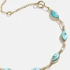 Yara Evil Eye Bracelet - Gold/Blue