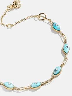 Yara Evil Eye Bracelet - Gold/Blue