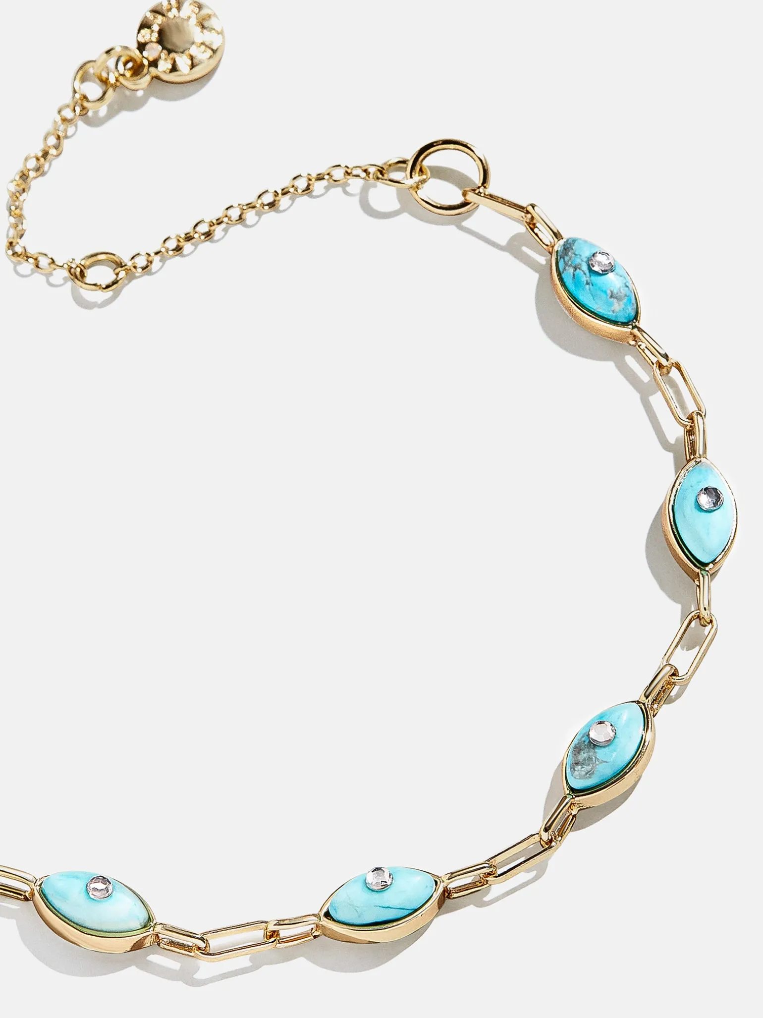 Yara Evil Eye Bracelet - Gold/Blue