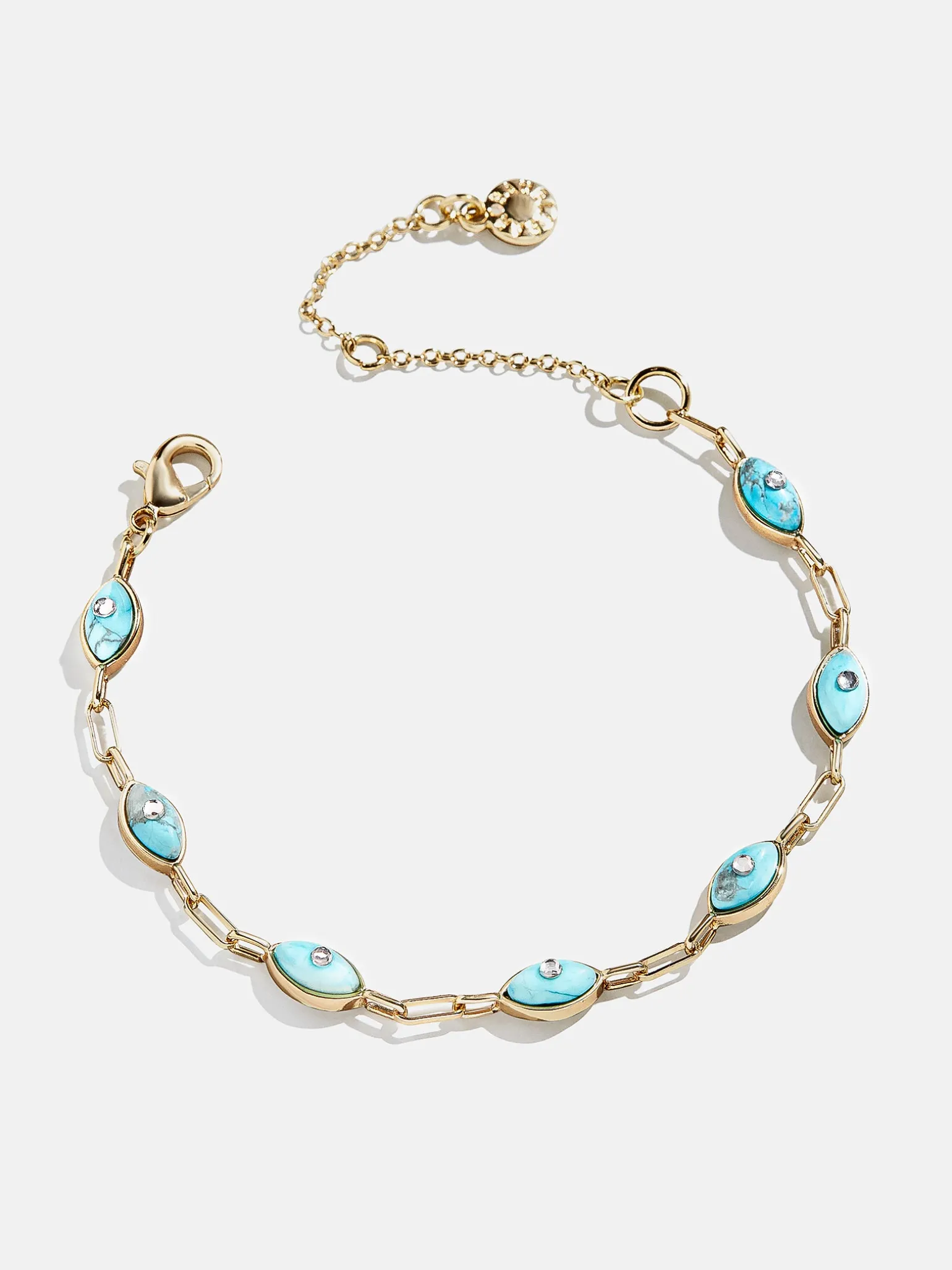 Yara Evil Eye Bracelet - Gold/Blue