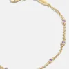 Yasmine 18K Gold Vermeil Birthstone Bracelet - Amethyst
