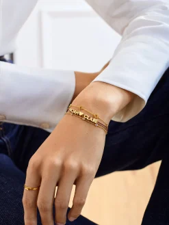 Yasmine 18K Gold Vermeil Birthstone Bracelet - Topaz