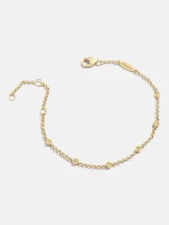 Yasmine 18K Gold Vermeil Birthstone Bracelet - Topaz