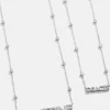 Yasmine Sterling Silver Custom Nameplate Necklace - Pavé/Silver