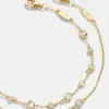 Yolanda 18K Gold Vermeil Bracelet Set - Gold/Pavé