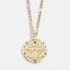 Zodiac Pendant Necklace - Taurus