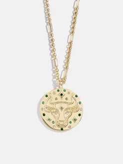 Zodiac Pendant Necklace - Taurus