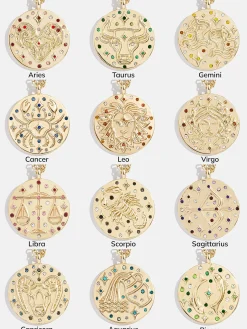 Zodiac Pendant Necklace - Cancer