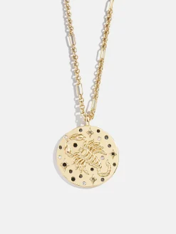 Zodiac Pendant Necklace - Scorpio