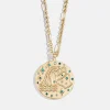 Zodiac Pendant Necklace - Aquarius