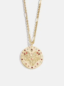 Zodiac Pendant Necklace - Aries