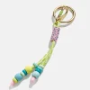 Zoe Beaded Bag Charm - Light Green