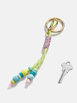 Zoe Beaded Bag Charm - Light Green